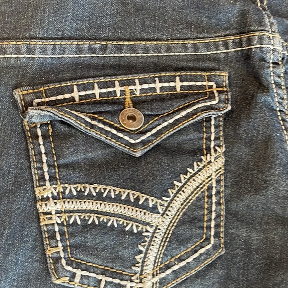 Maternity jean capris Bella Nada Medium with belly band - Picture 6 of 7